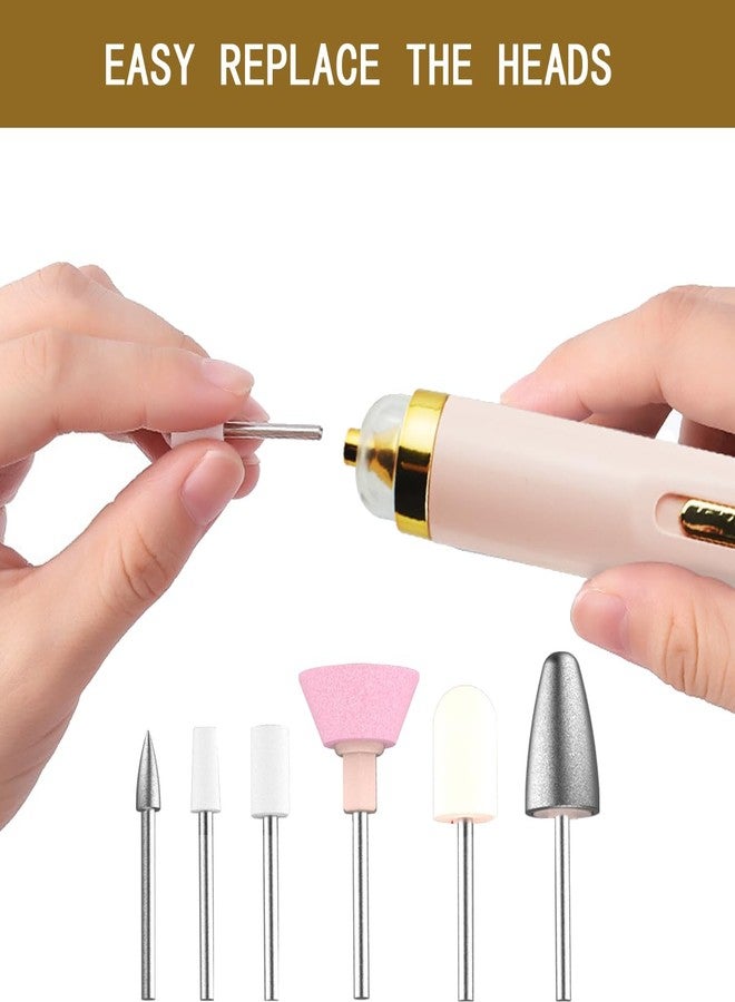 جومينيوف ٦ رؤوس بديلة لمبرد الأظافر، متوافقة مع مجموعة أدوات تجميل الأظافر Finish Touch Flawless Salon - Image 4